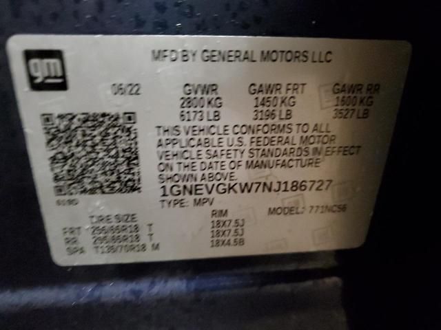 2022 Chevrolet Traverse lt