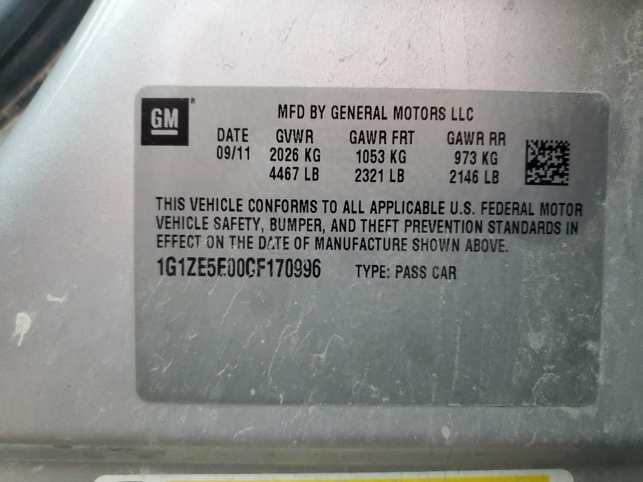 2012 Chevrolet Malibu ltz