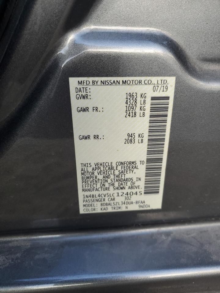 2020 Nissan Altima sr