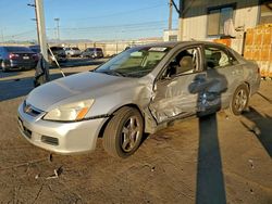 Salvage cars for sale from Copart Mentone, CA: 2007 Honda Accord se
