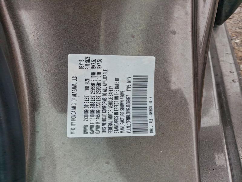 2018 Honda Odyssey Elite