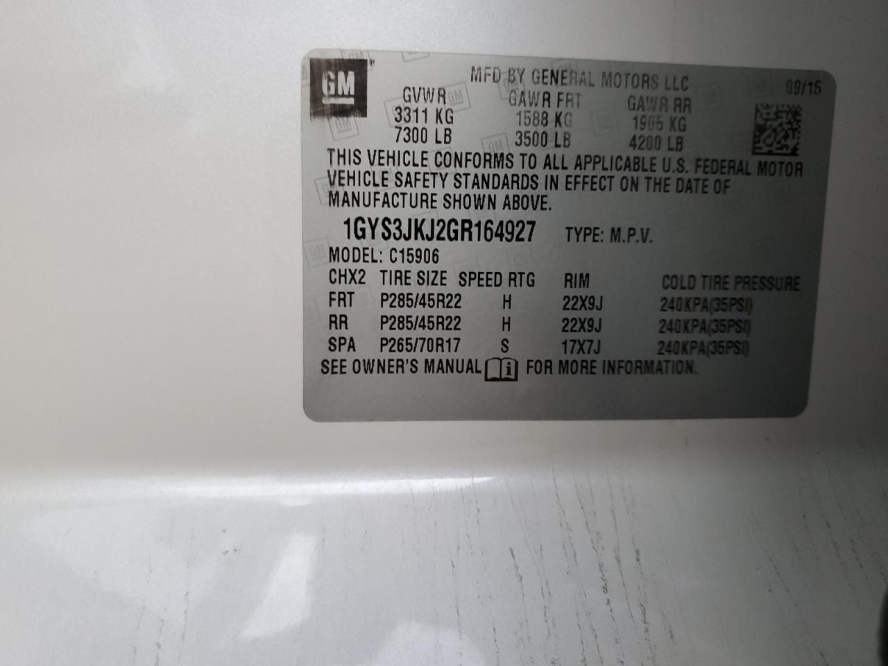 2016 Cadillac Escalade esv Premium