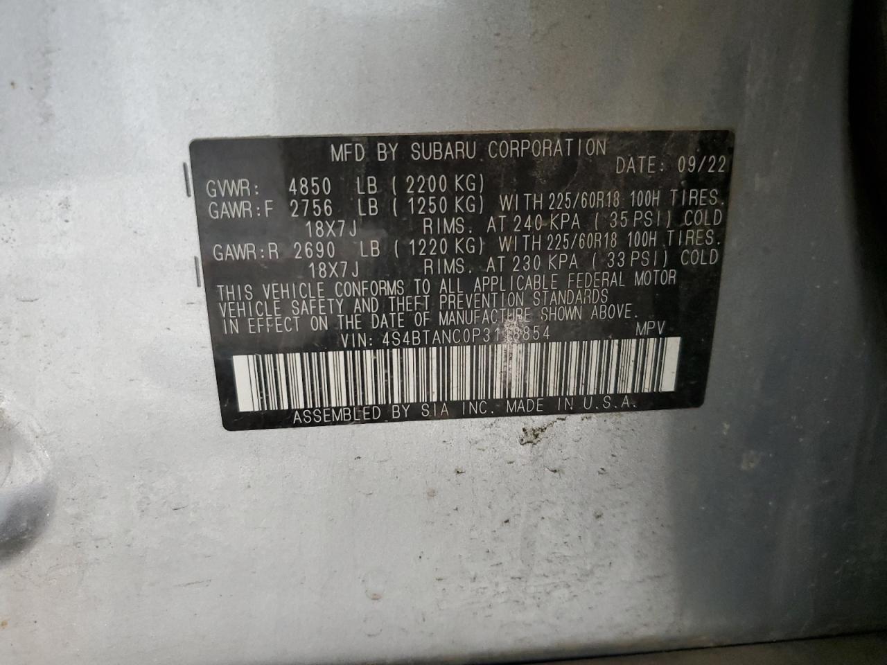 2023 Subaru Outback Limited
