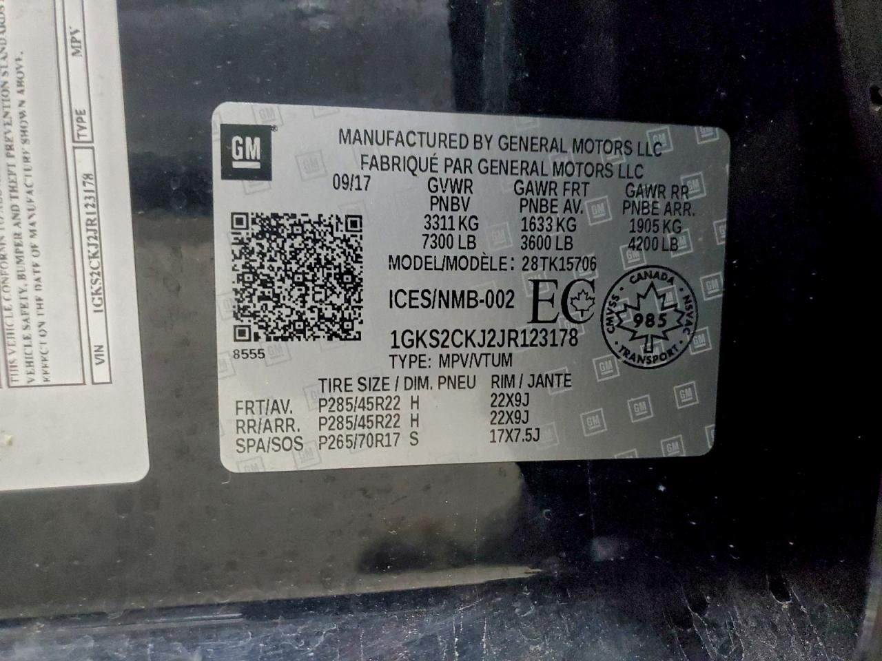 2018 GMC Yukon Denali