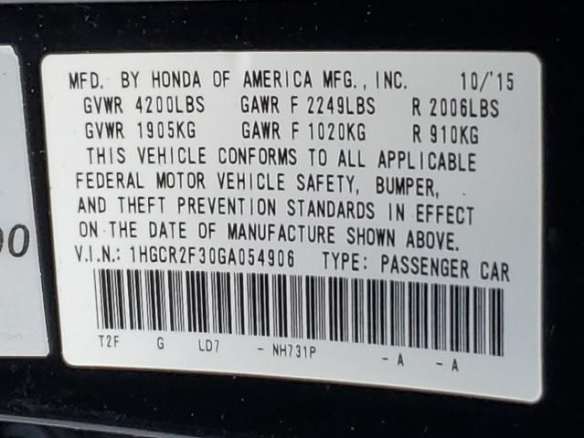 2016 Honda Accord lx