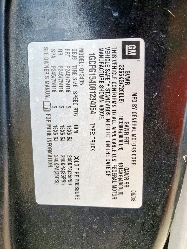 2008 Chev Rolet Express 1500 Delivery Van