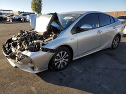 Toyota salvage cars for sale: 2021 Toyota Prius Prime le