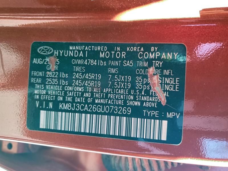 2016 Hyundai Tucson Limited