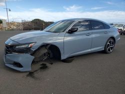 Honda Vehiculos salvage en venta: 2022 Honda Accord Sport