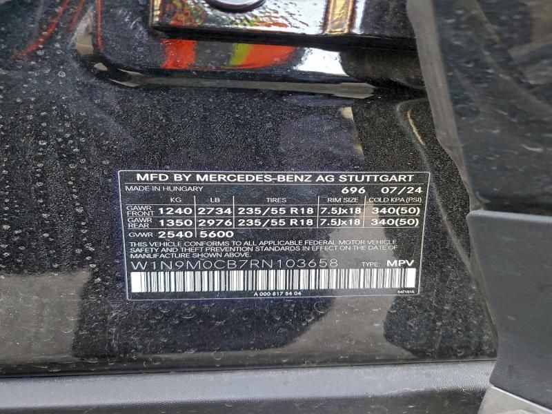 2024 Mercedes-Benz Eqb 250+