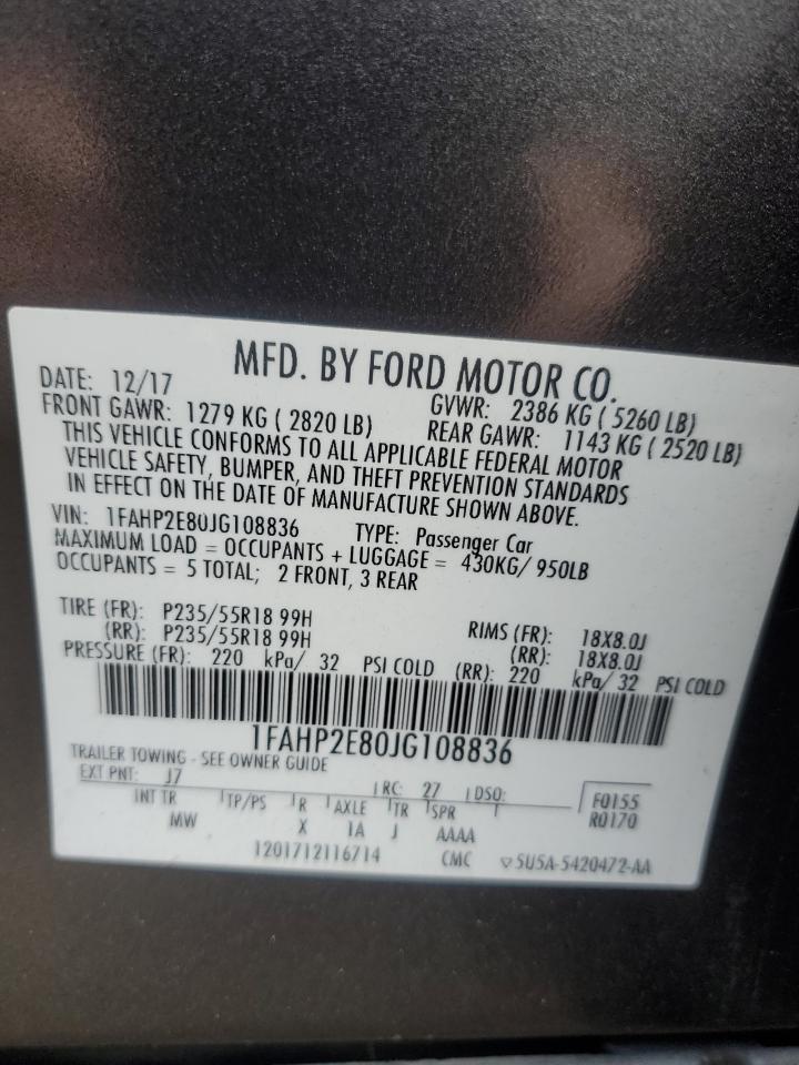 2018 Ford Taurus sel