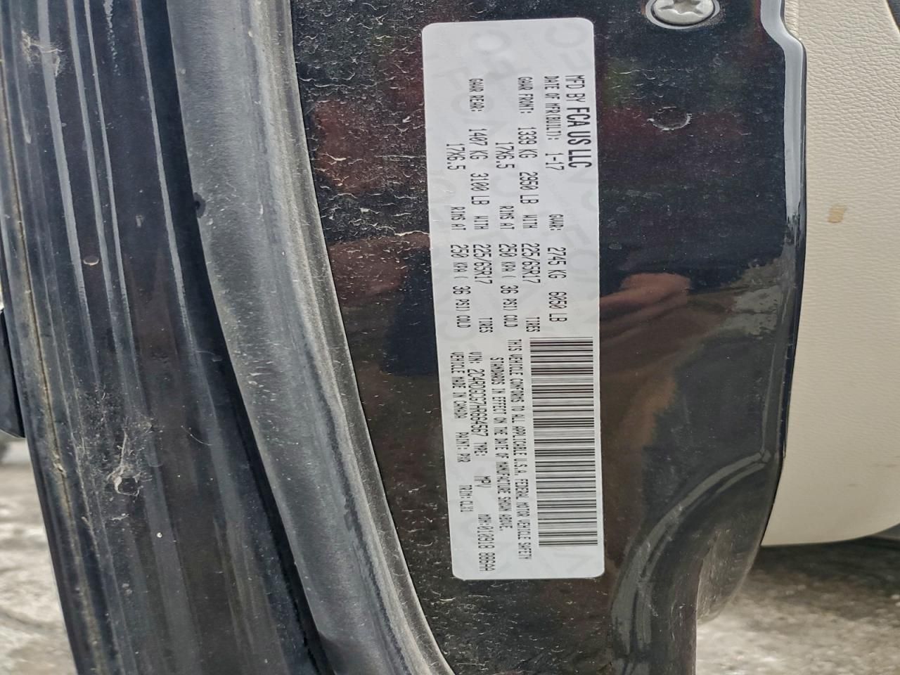 2017 Dodge Grand Caravan sxt