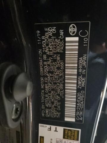 2020 Toyota Prius le