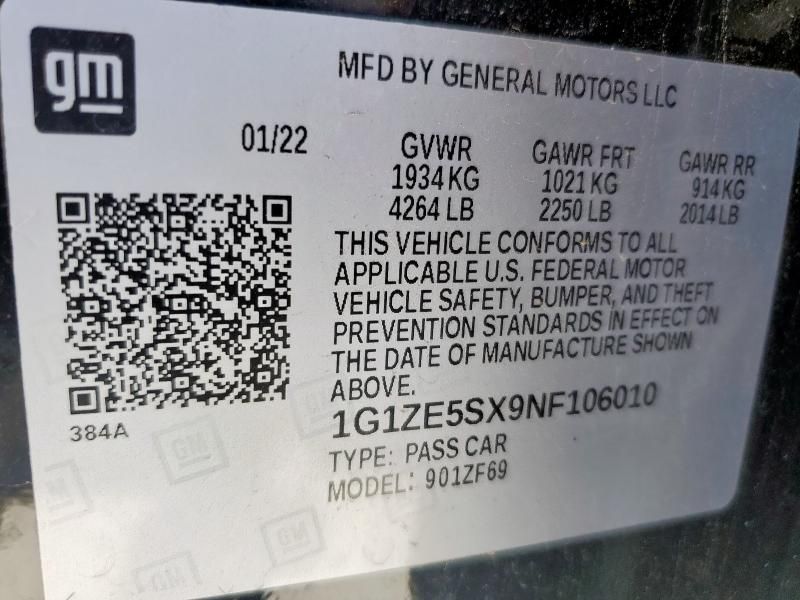 2022 Chevrolet Malibu Premier