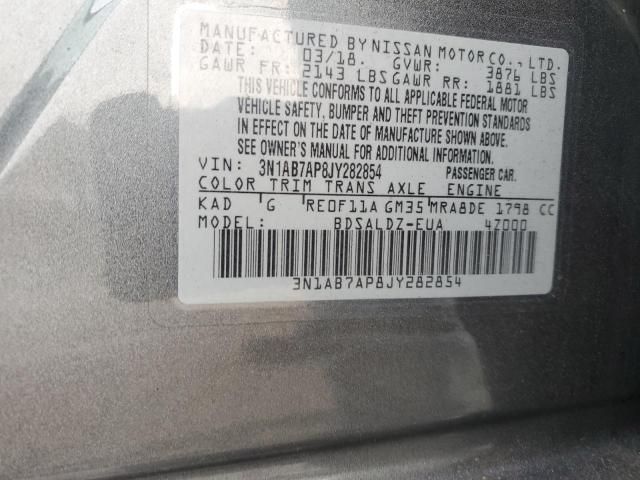 2018 Nissan Sentra s