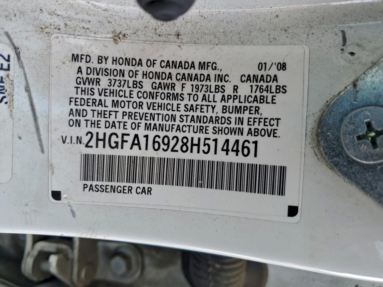 2008 Honda Civic exl