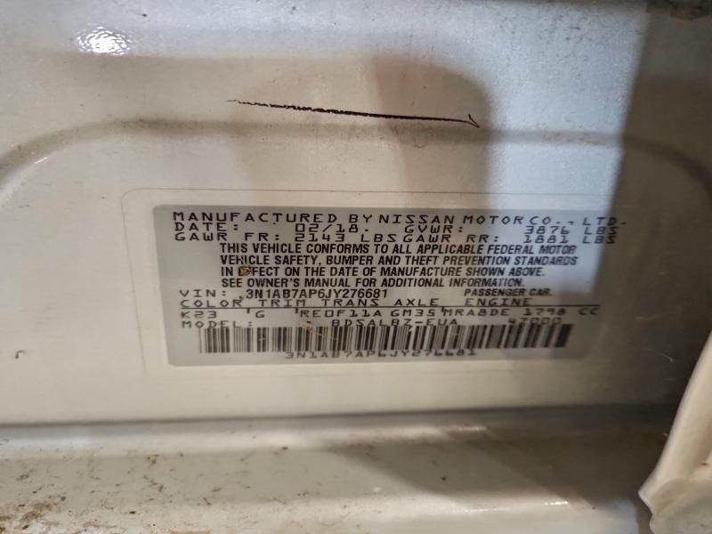 2018 Nissan Sentra s