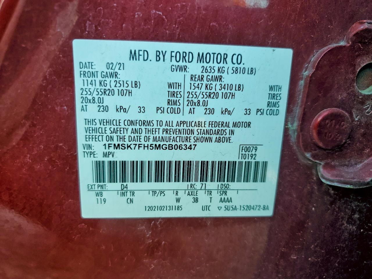 2021 Ford Explorer Limited