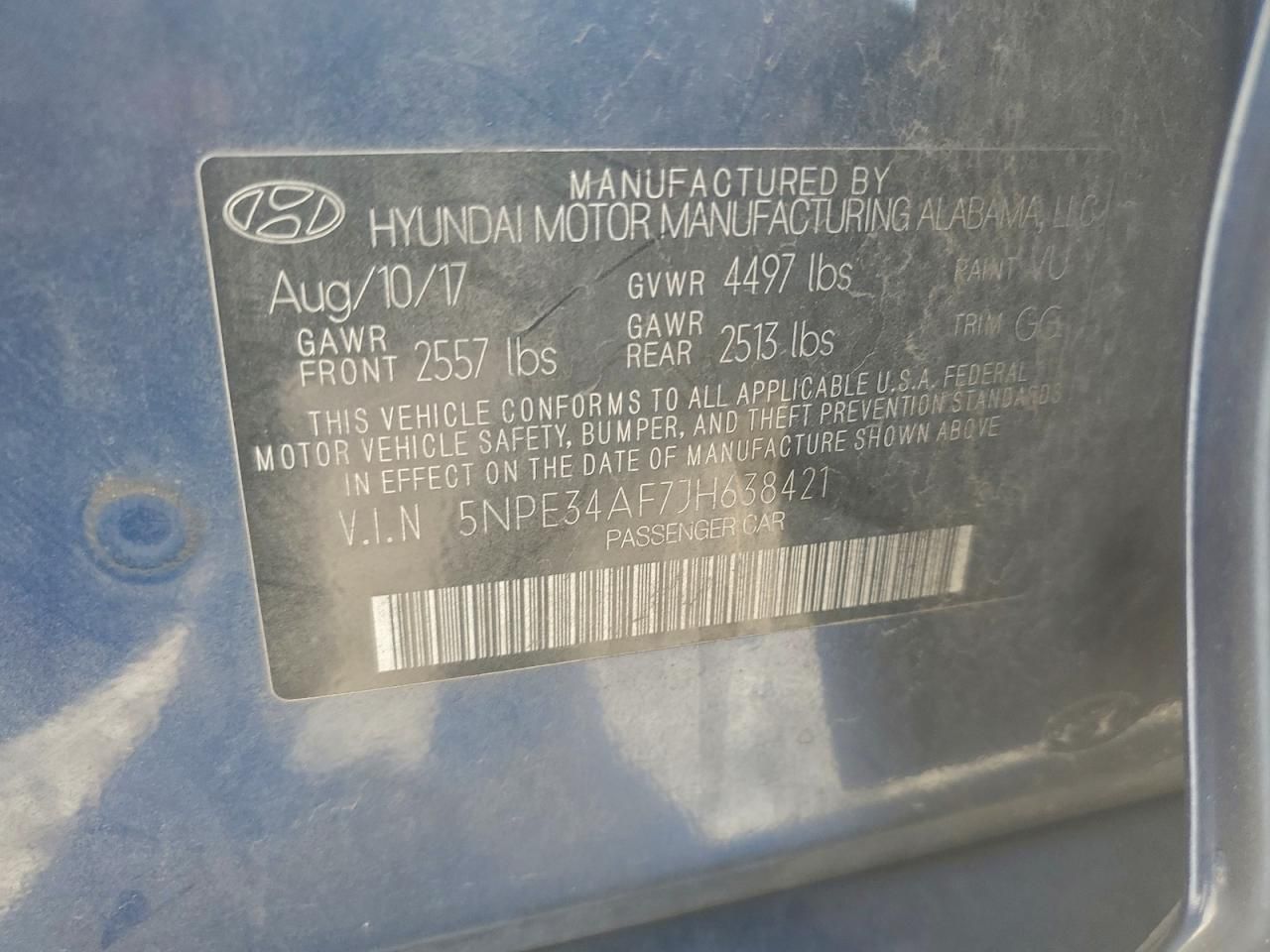 2018 Hyundai Sonata Sport