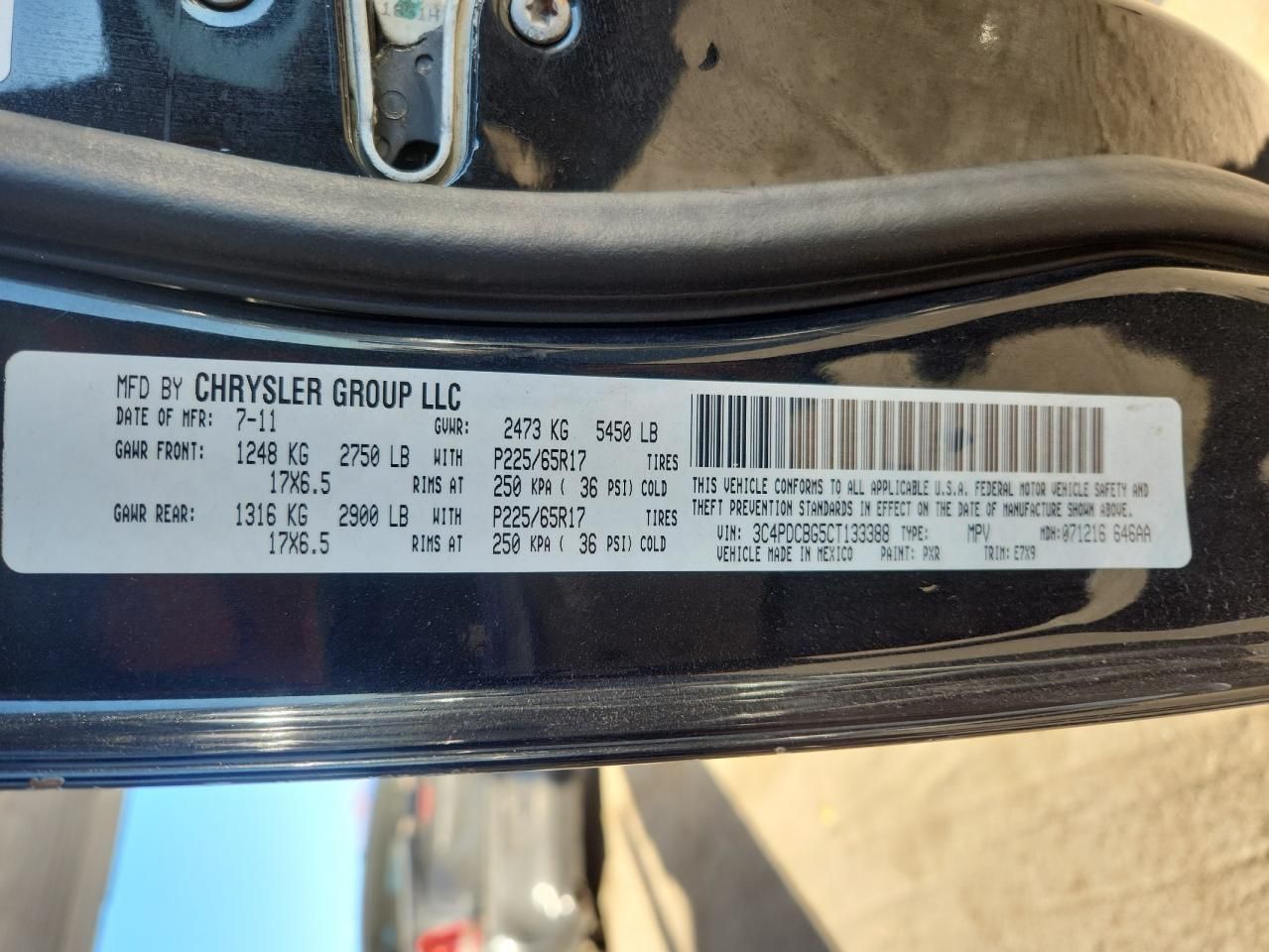 2012 Dodge Journey sxt