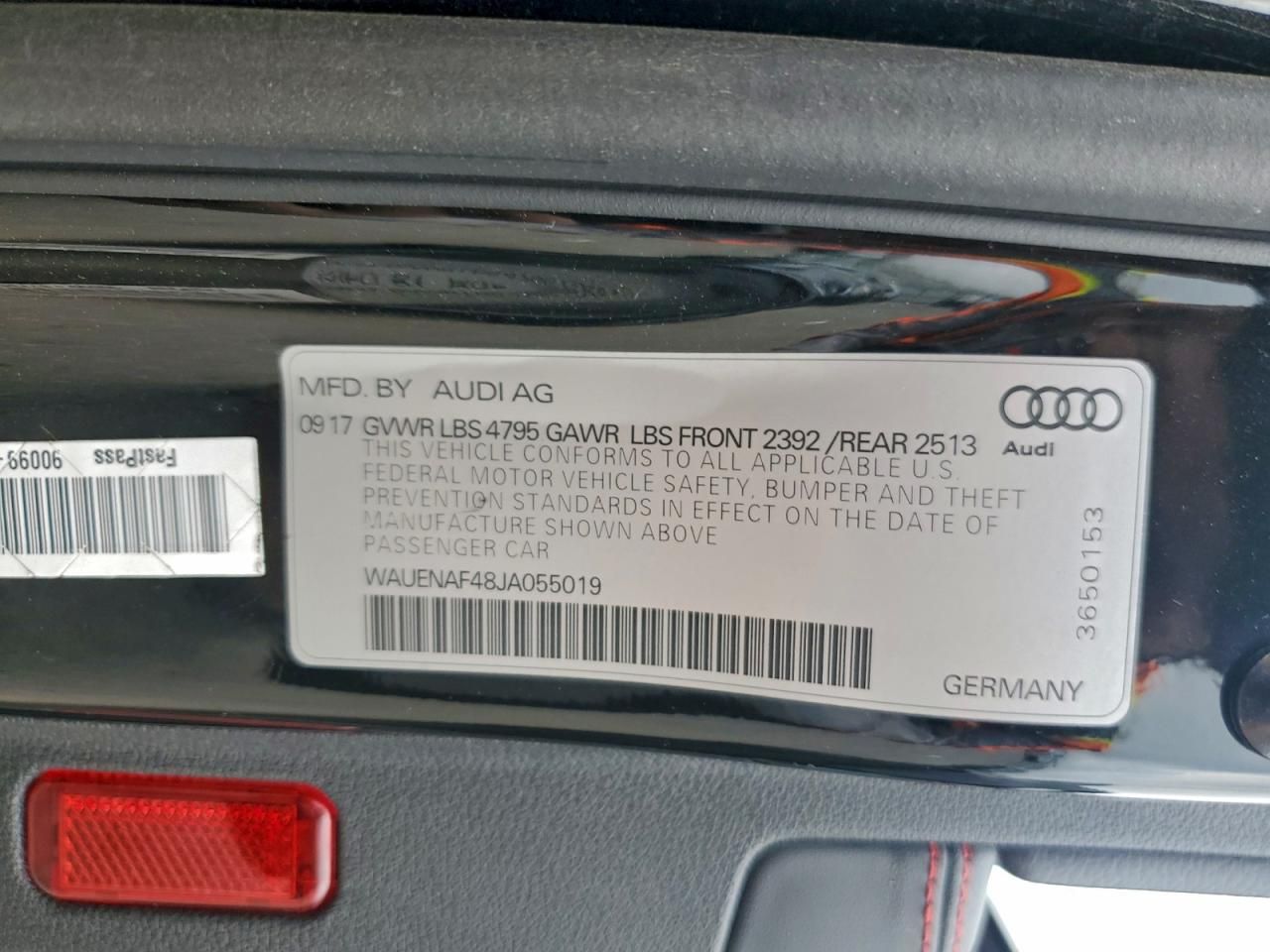 2018 Audi A4 Premium Plus