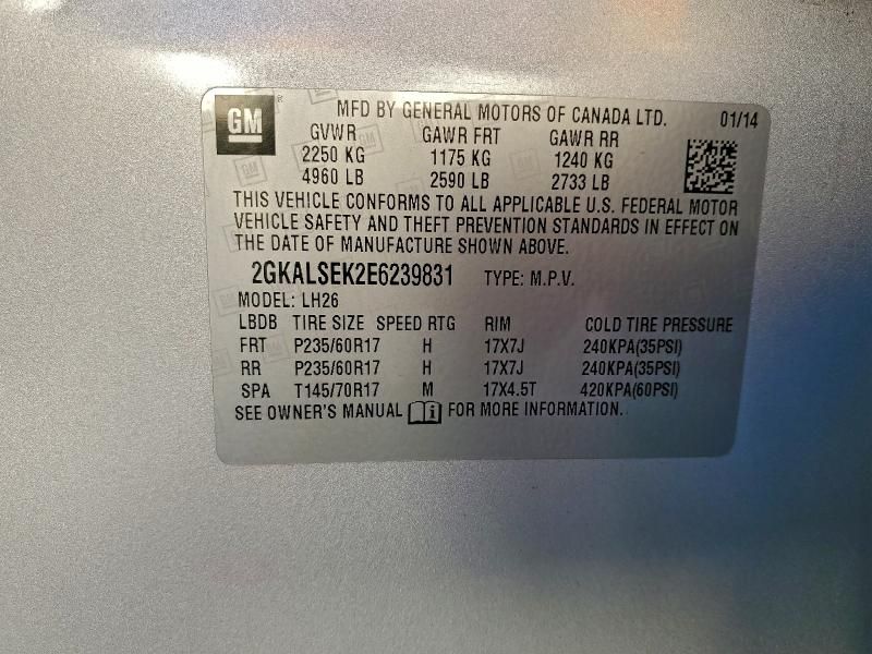 2014 GMC Terrain slt