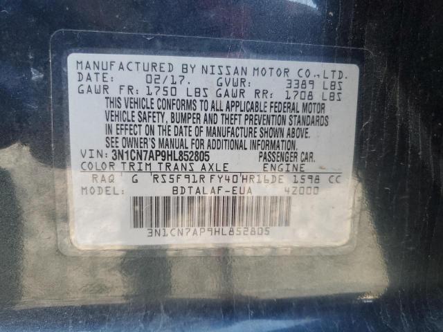 2017 Nissan Versa s