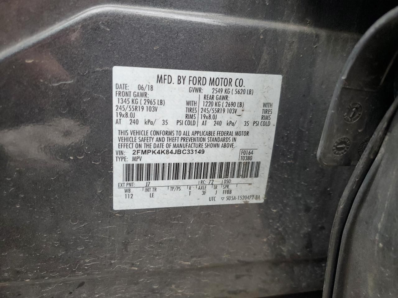 2018 Ford Edge Titanium