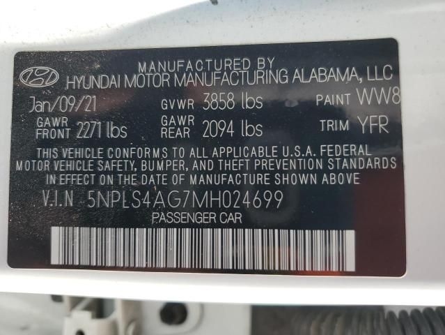 2021 Hyundai Elantra sel