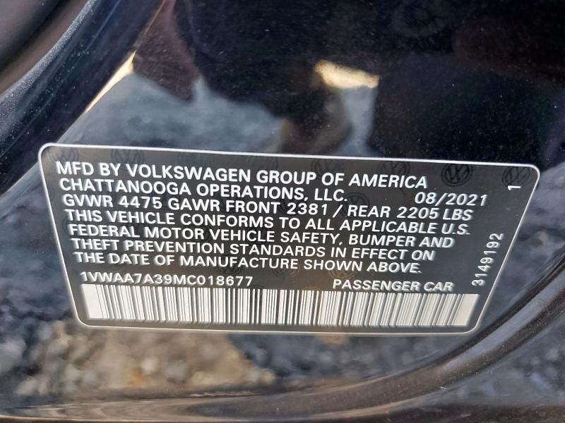 2021 Volkswagen Passat s