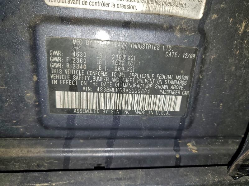 2010 Subaru Legacy 3.6r Limited