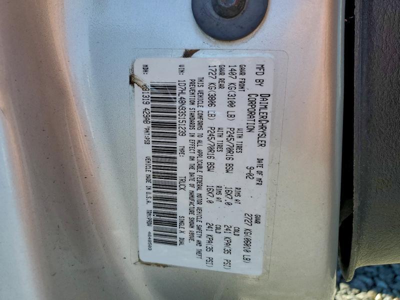 2003 Dodge Dakota Quad slt