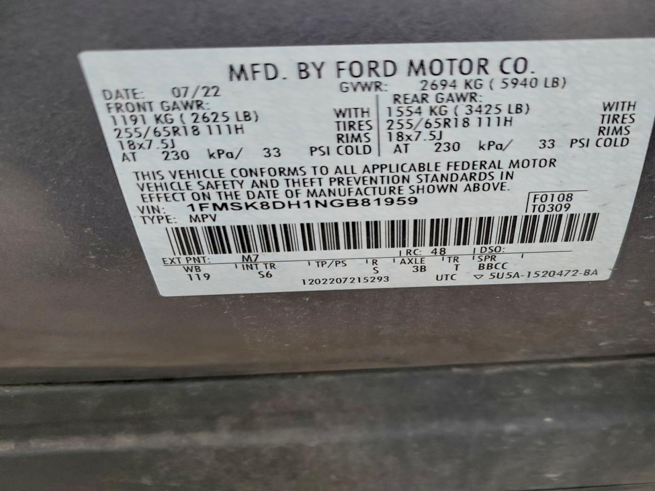 2022 Ford Explorer xlt