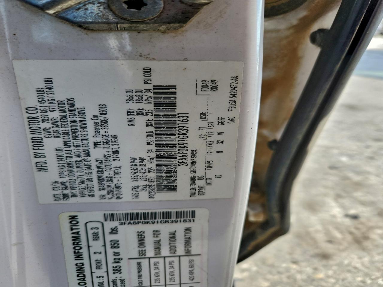 2016 Ford Fusion Titanium