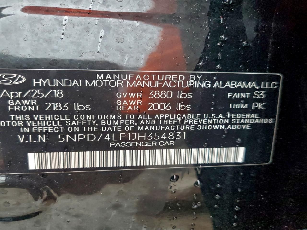 2018 Hyundai Elantra se