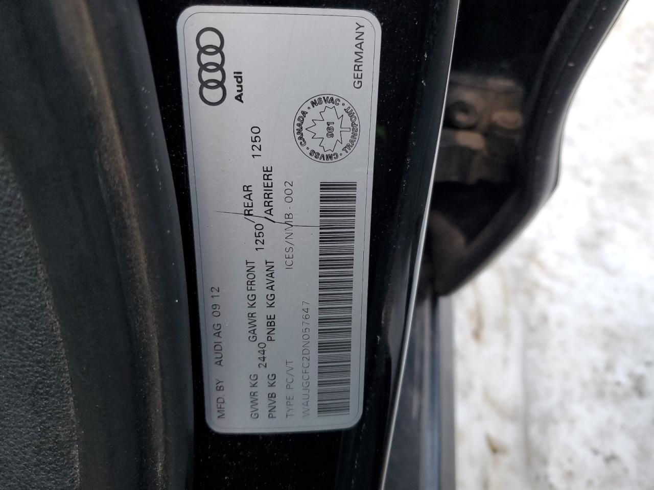 2013 Audi A6 Prestige