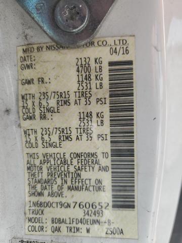 2016 Nissan Frontier s