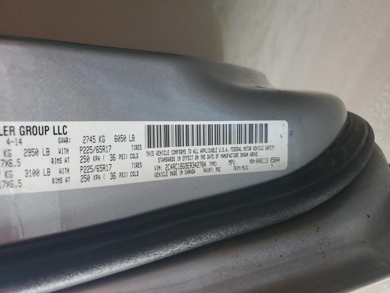 2014 Chrysler Town & Country Touring