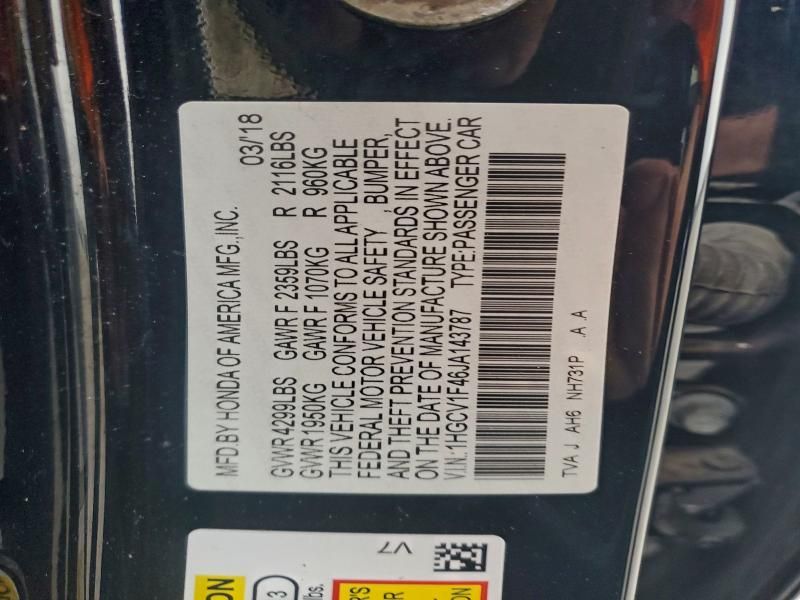 2018 Honda Accord ex