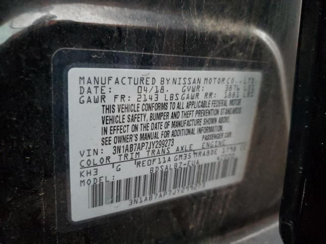 2018 Nissan Sentra s