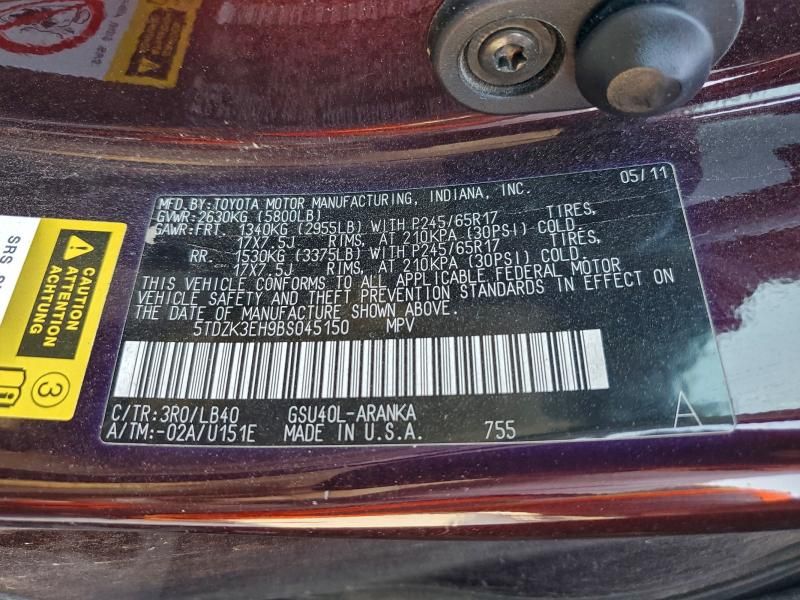 2011 Toyota Highlander Base