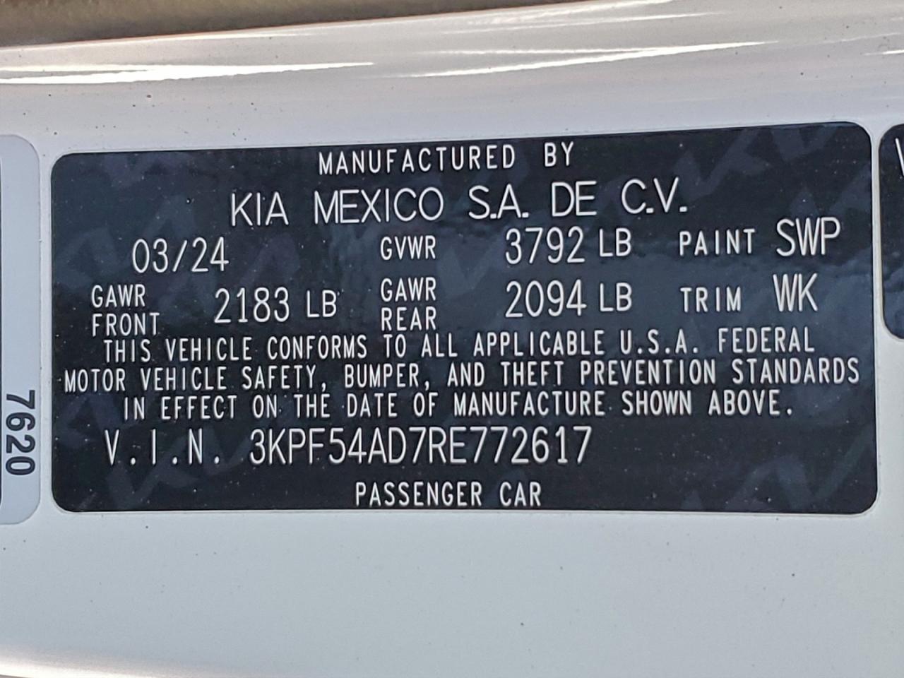 2024 KIA Forte gt Line
