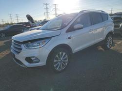 Salvage cars for sale from Copart Elgin, IL: 2017 Ford Escape Titanium