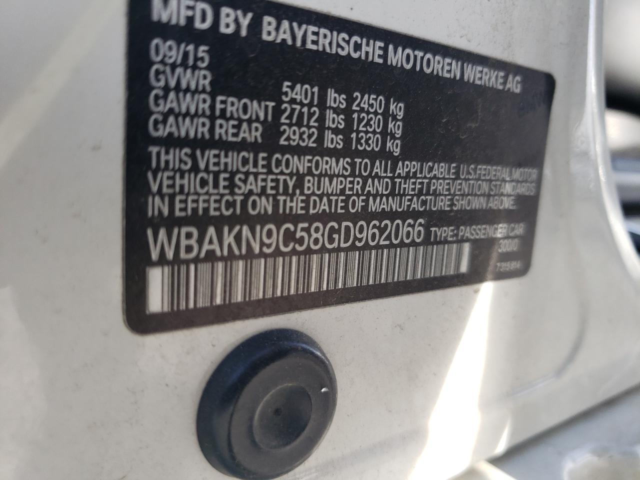 2016 BMW 550 i