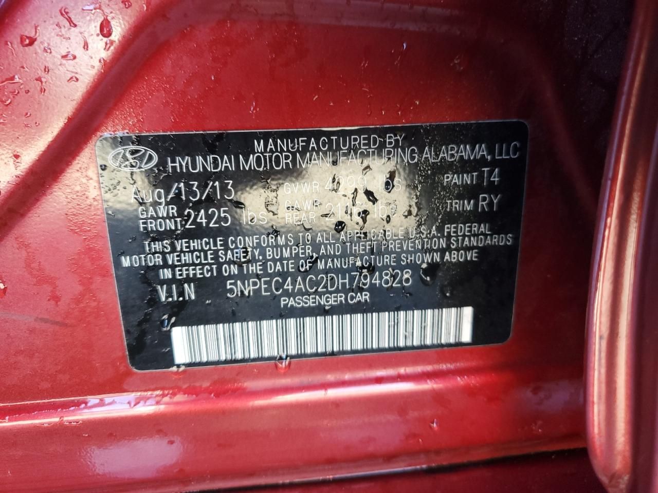 2013 Hyundai Sonata se