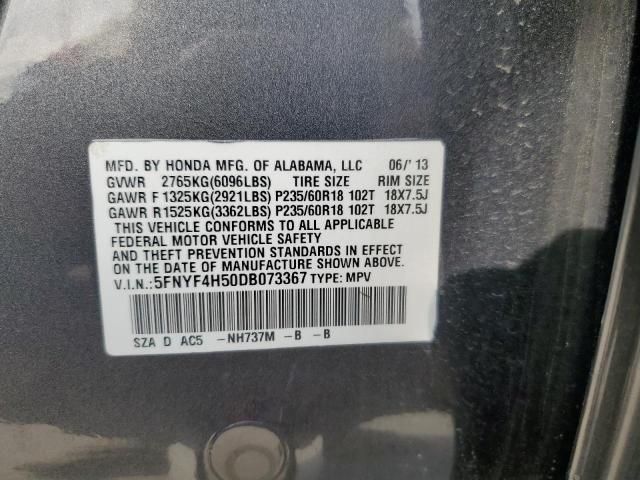 2013 Honda Pilot exl