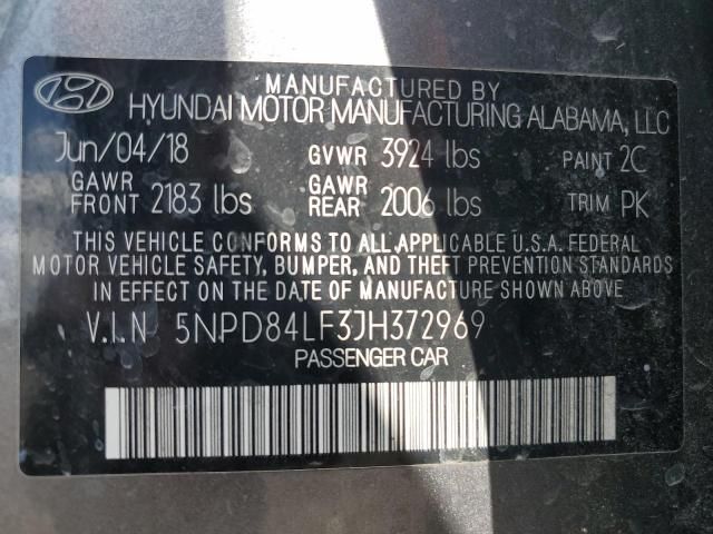 2018 Hyundai Elantra sel