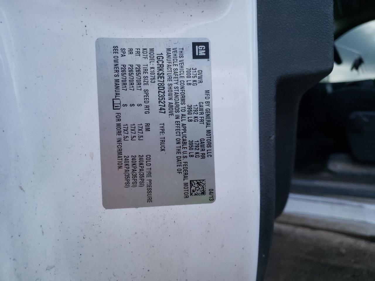 2013 Chevrolet Silverado K1500 LT