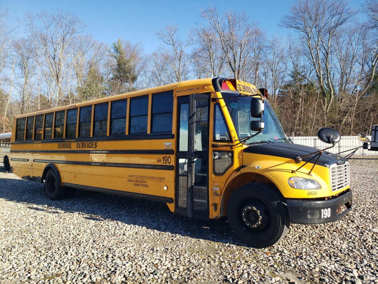 2014 Freigliner 2014 Freightliner B2 Bus Chassis School Bus