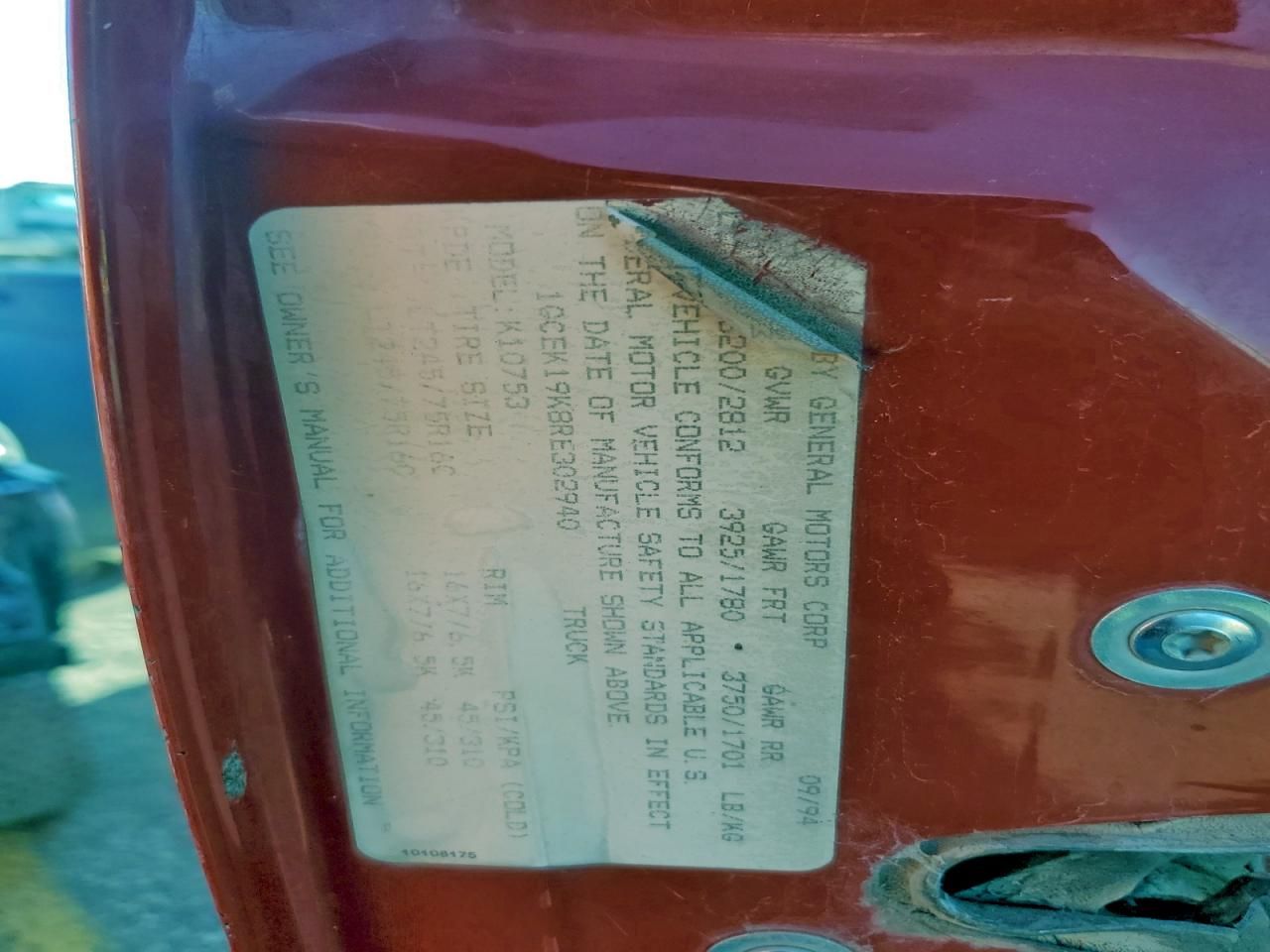 1994 Chevrolet GMT-400 K1500